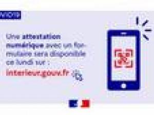 Attestation de déplacement
